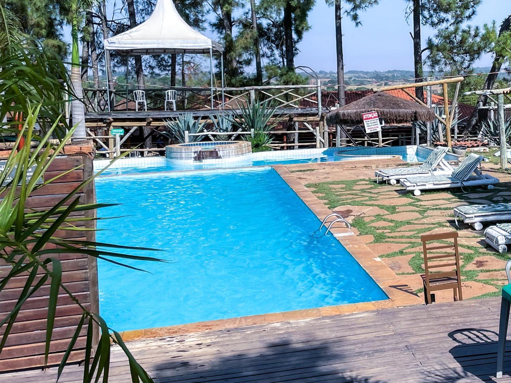 Ranchos 30 Hotel Fazenda Hidrolandia  Bagian luar foto